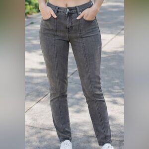 Express Dark Gray Women's Skinny Jeans